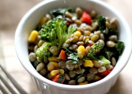 Veggie Puy Lentil Salad with Broccoli