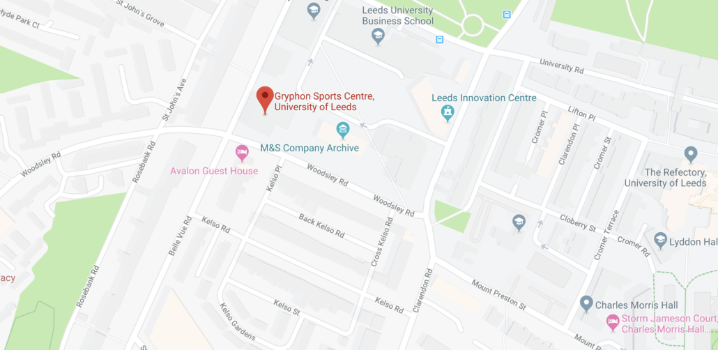 Gryphon Sports Centre Google Map