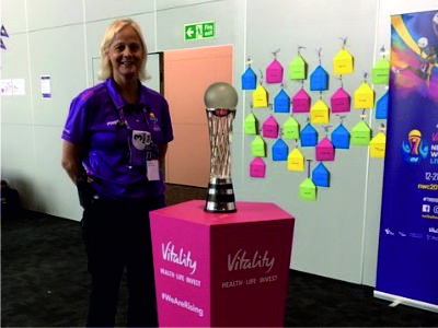 Suzanne Glavin at Netball World Cup
