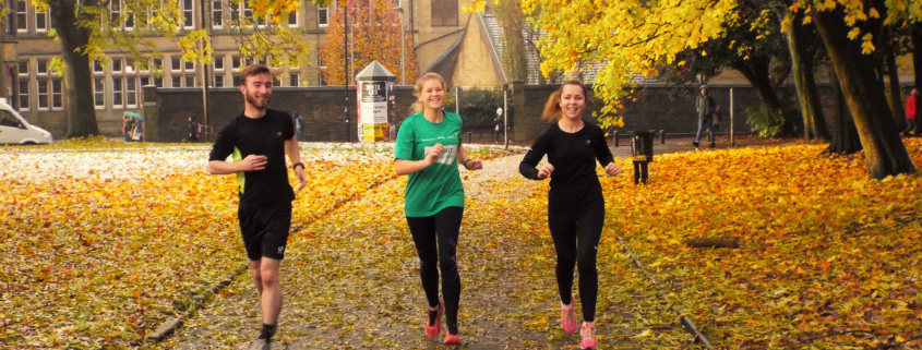 autumn run relay running