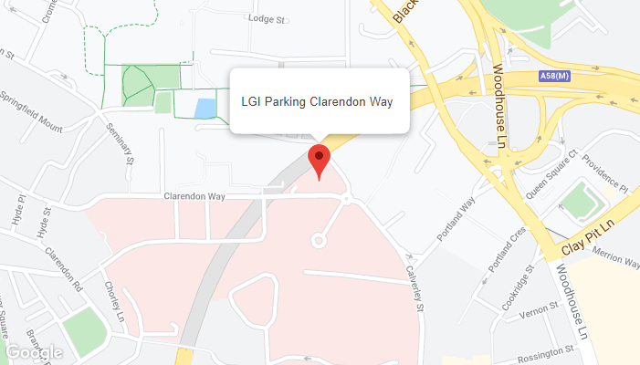 LGI Parking Clarendon Way Google Map