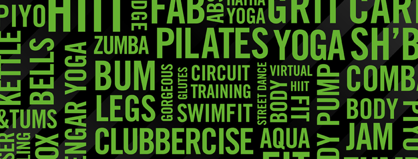 Names of exercise classes