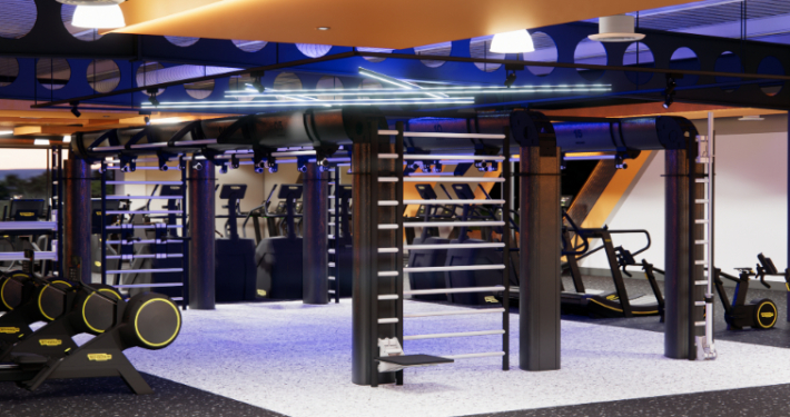 The Edge Gym Refurbishment Main Floor Visual