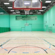 Panoramic view of The Edge sports hall