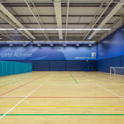 Panoramic view of The Gryphon sports hall