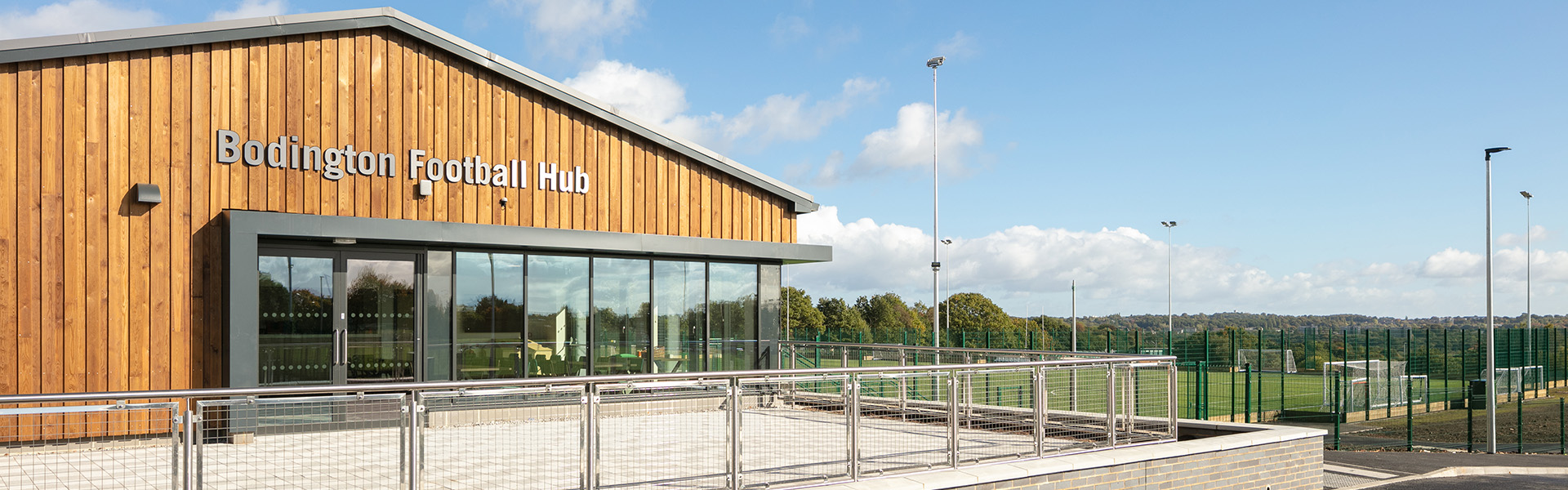 Bodington Football Hub exterior