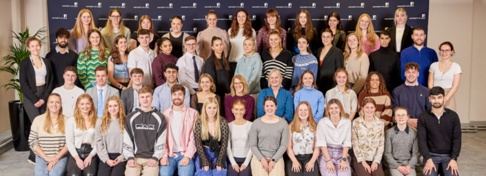 Group photograph of student sport scholars