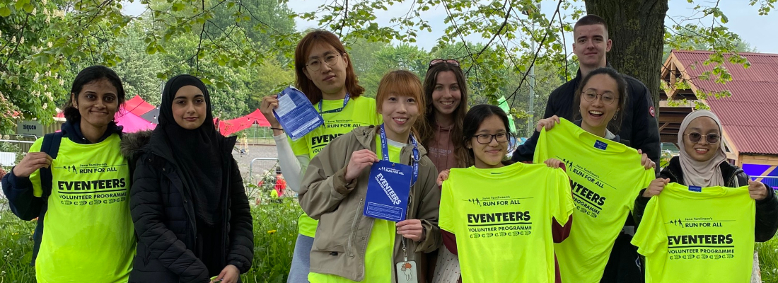 Volunteers at the Leeds Marathon