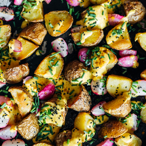 Roast potato salad