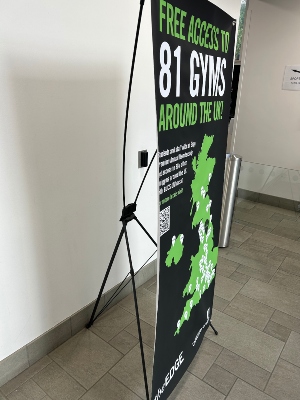 Sustainable pull-up banner