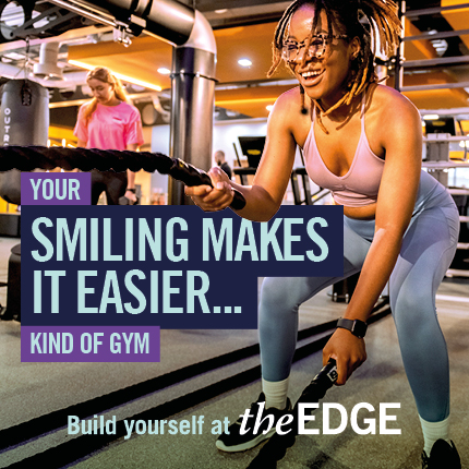 Your smiling makes it easier kind of gym