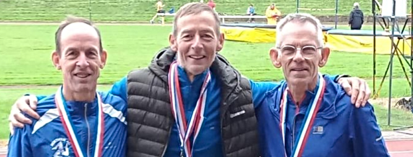Mike Jackson at the Northern Masters 10000m in Jarrow