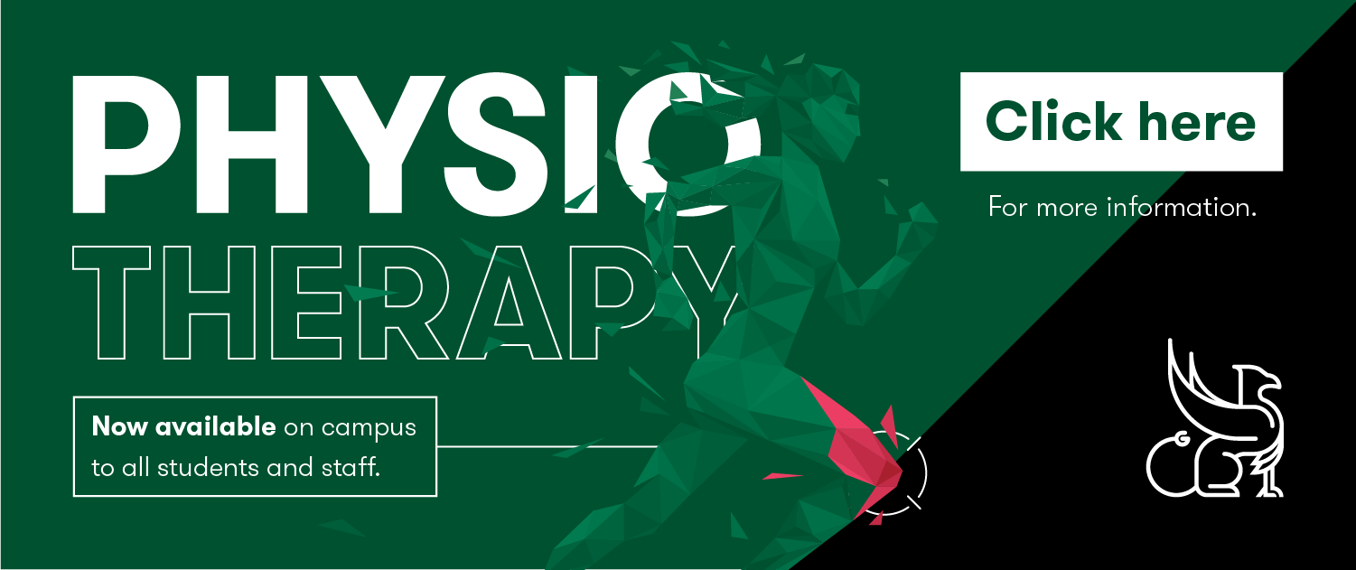 Physio Therapy now available on campus to all students and staff