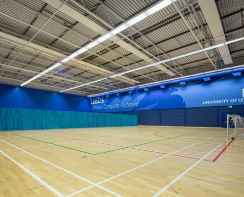 Panoramic view of The Gryphon sports hall