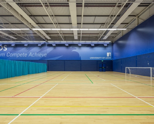 Panoramic view of The Gryphon sports hall