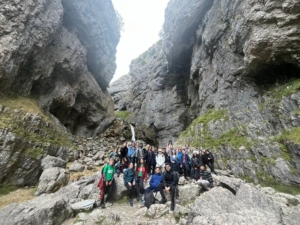 Grou photo of a Get Out Get Active trip to Malham Cove