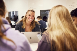 Student smiling