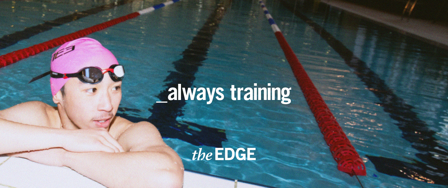 Students swimming