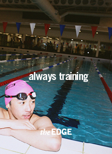 Student swimming