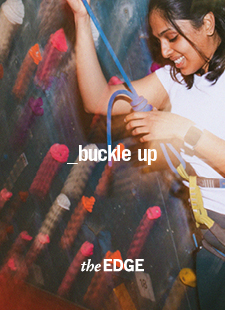 Student climbing